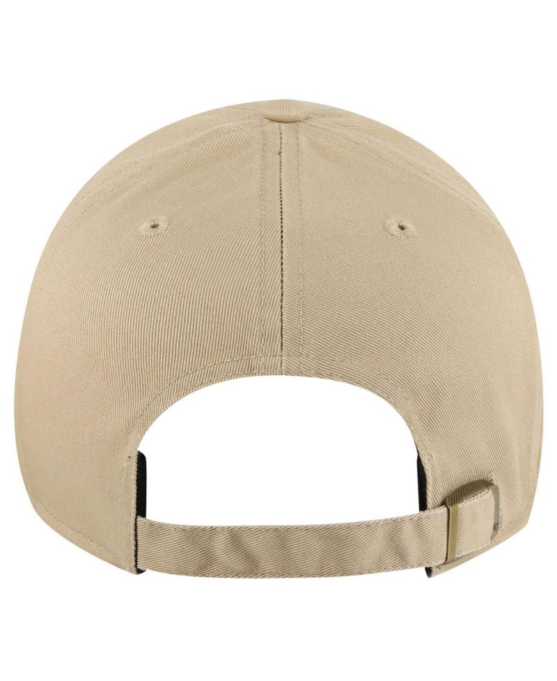 Men's Khaki Kansas Jayhawks Powell MVP Adjustable Hat
