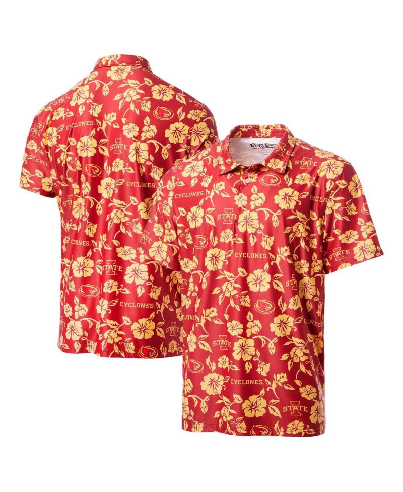 Men's Cardinal Iowa State Cyclones Performance Polo Shirt