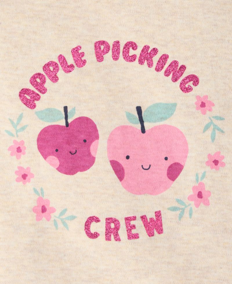 Baby Girls' Mix & Match Long-Sleeve Apple Picking T-Shirt