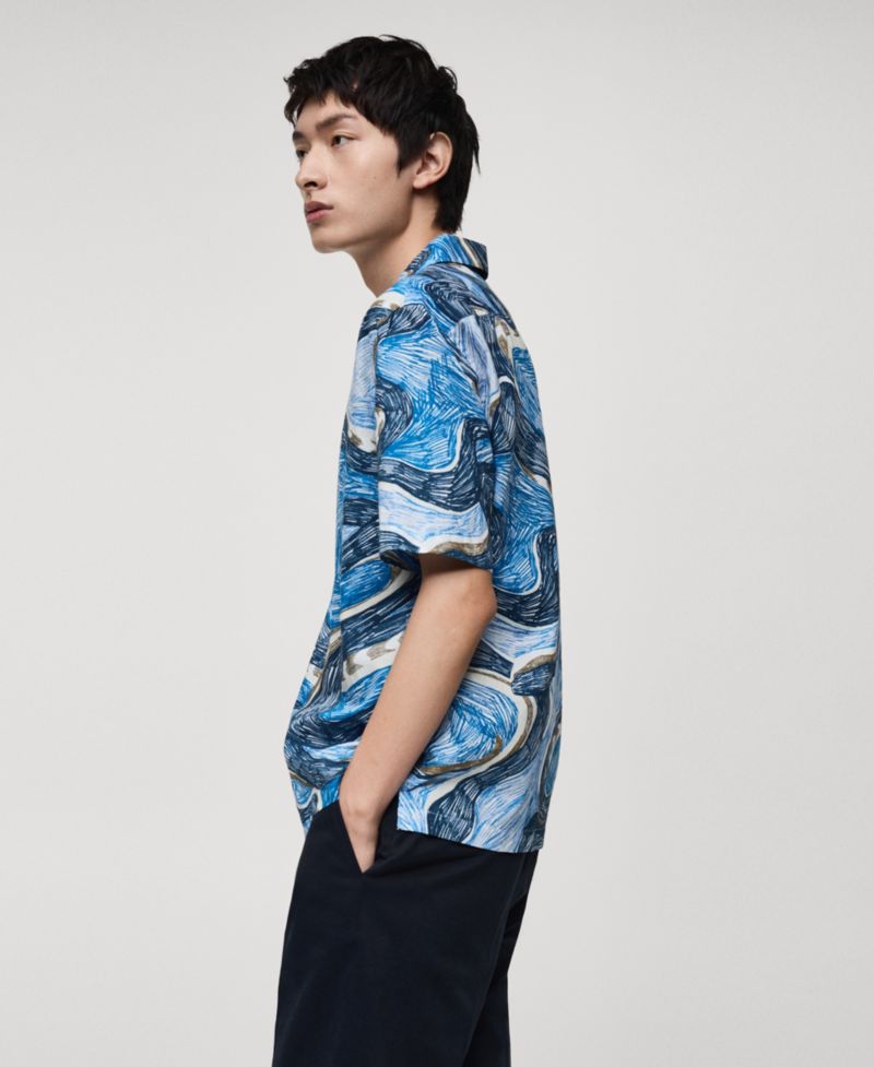 Men's Regular-Fit Printed Shirt
