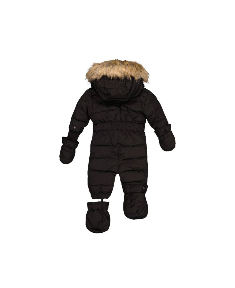 Baby ( 6M to 24M ) Unisex Original One Piece Puffy Snowsuit with Removable Mittens and Boots