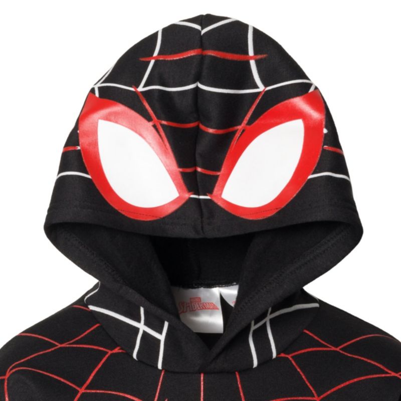 Boys Marvel Avengers Fleece Athletic Pullover Hoodie and Pants Outfit Set