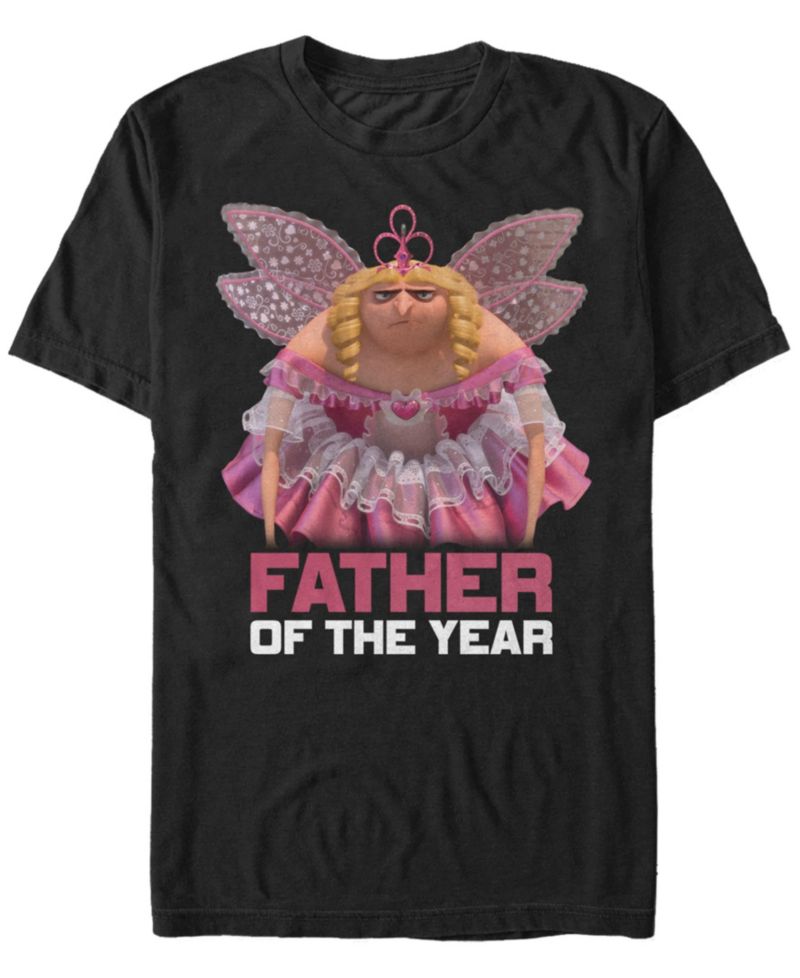 Minions Men's Gru Fairy Father Short Sleeve T-Shirt