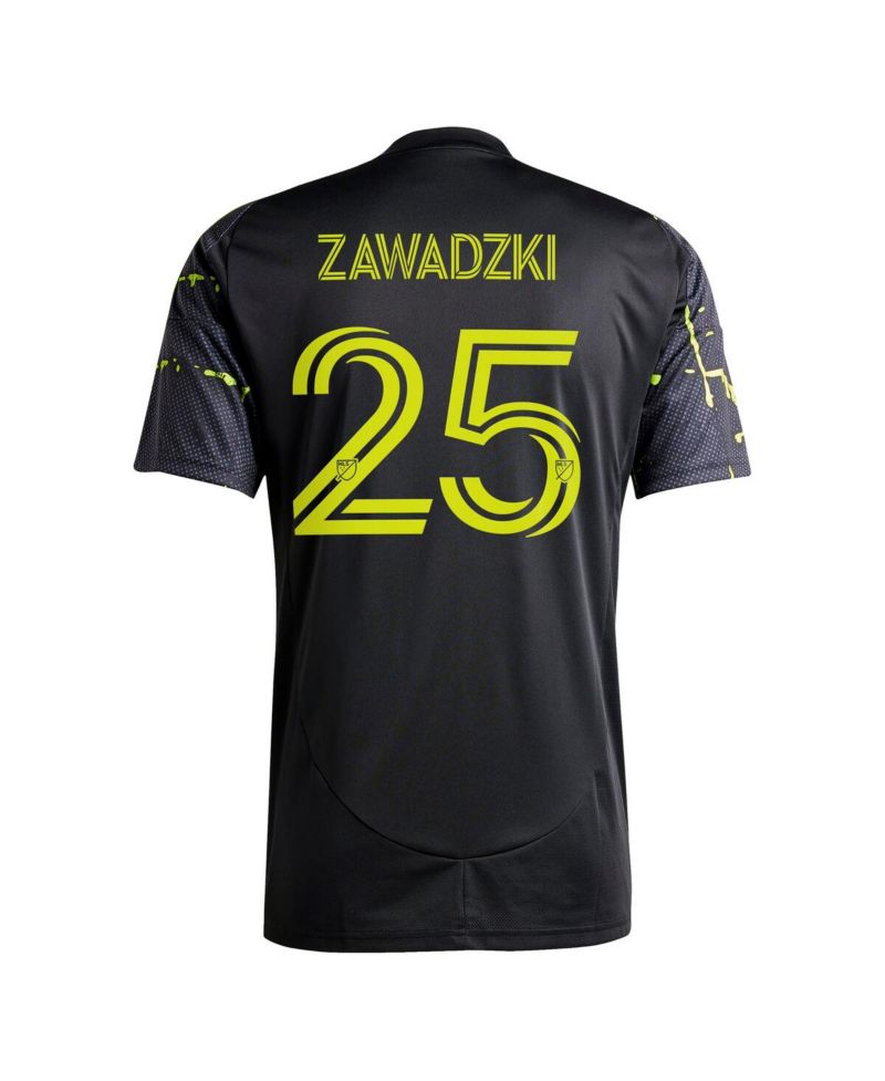 Men's Sean Zawadzki Black Columbus Crew 2025 The Goosebumps Kit Replica Player Jersey