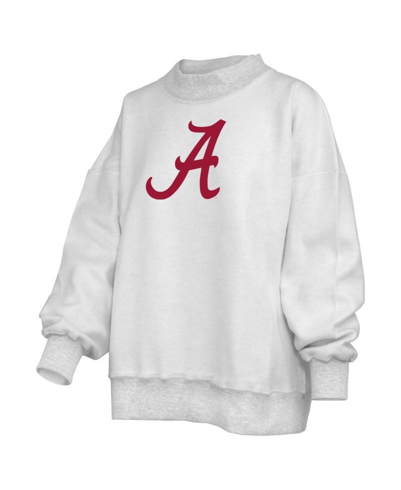 Women's Heather Gray Alabama Crimson Tide Reversible Sweatshirt
