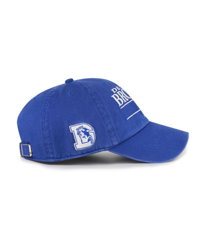 Men's Royal Denver Broncos Throwback Graphic Clean Up Adjustable Hat