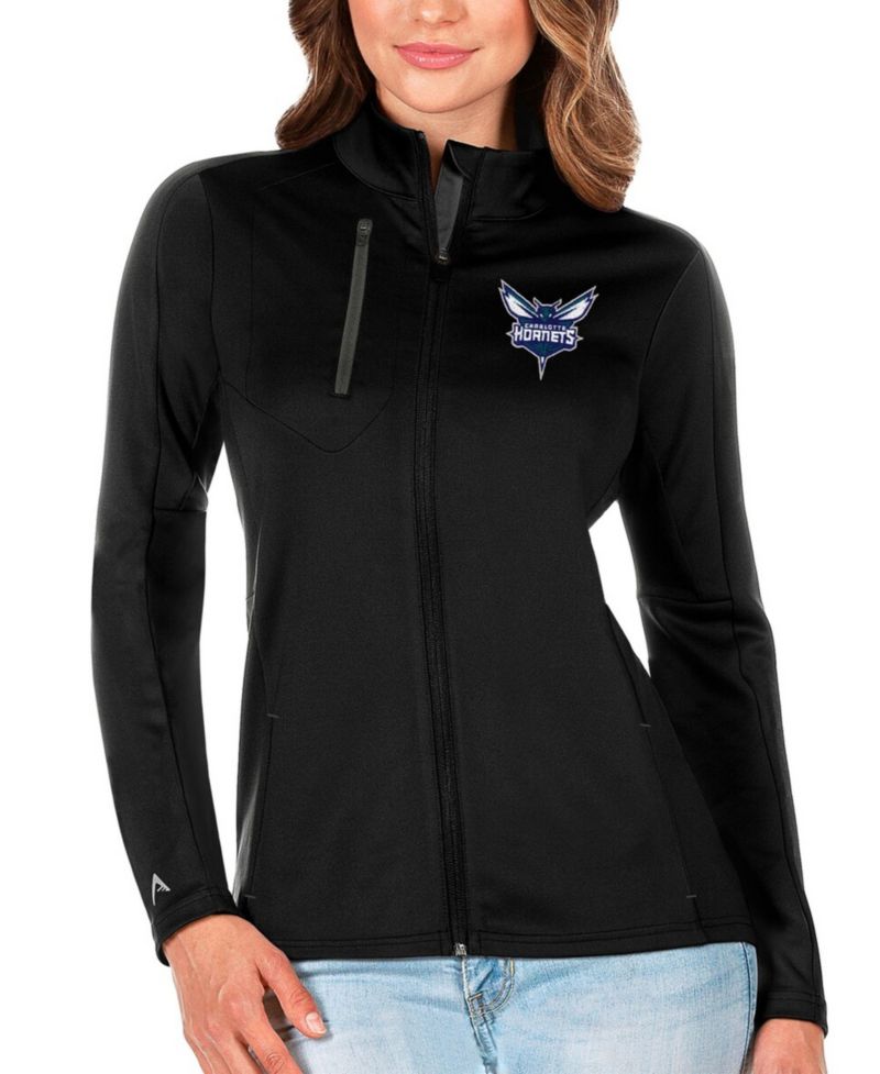 Women's Black Charlotte Hornets Generation Full-Zip Jacket