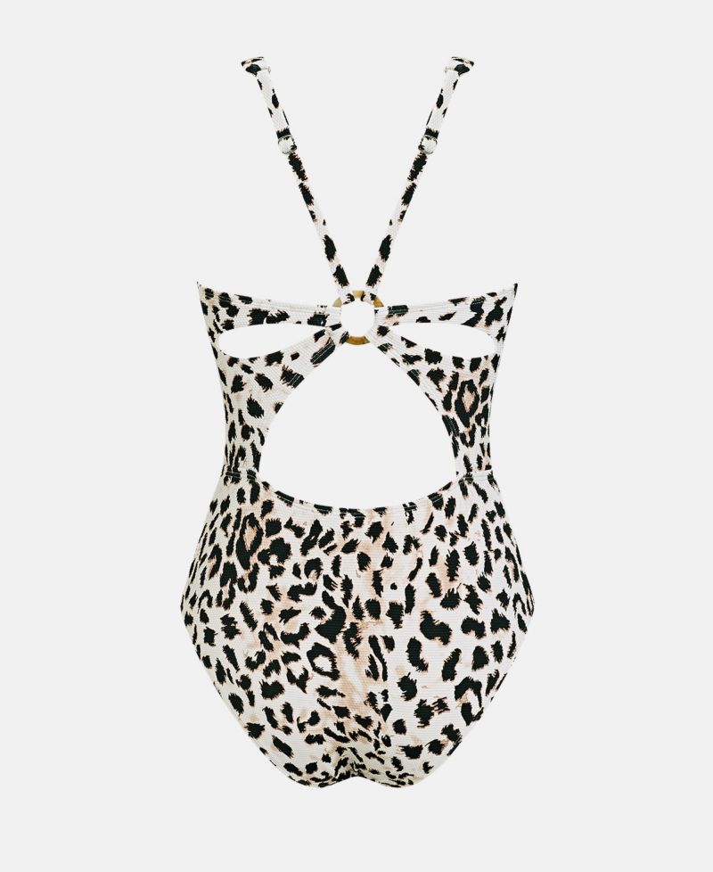 Women's Classic One-Piece Swimsuit with Back O-Ring Detail