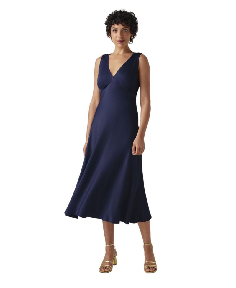Women's Alessia V-Neck Empire-Waist Midi Dress