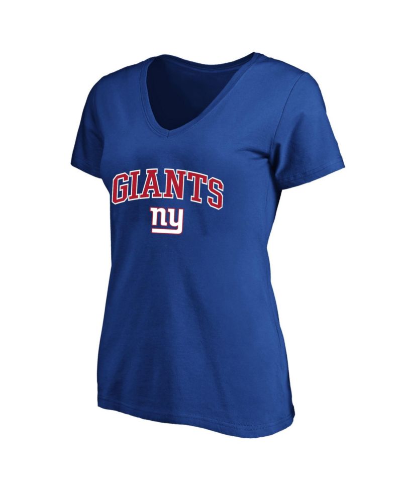 Plus Size New York Giants V-Neck Short Sleeve T-Shirt