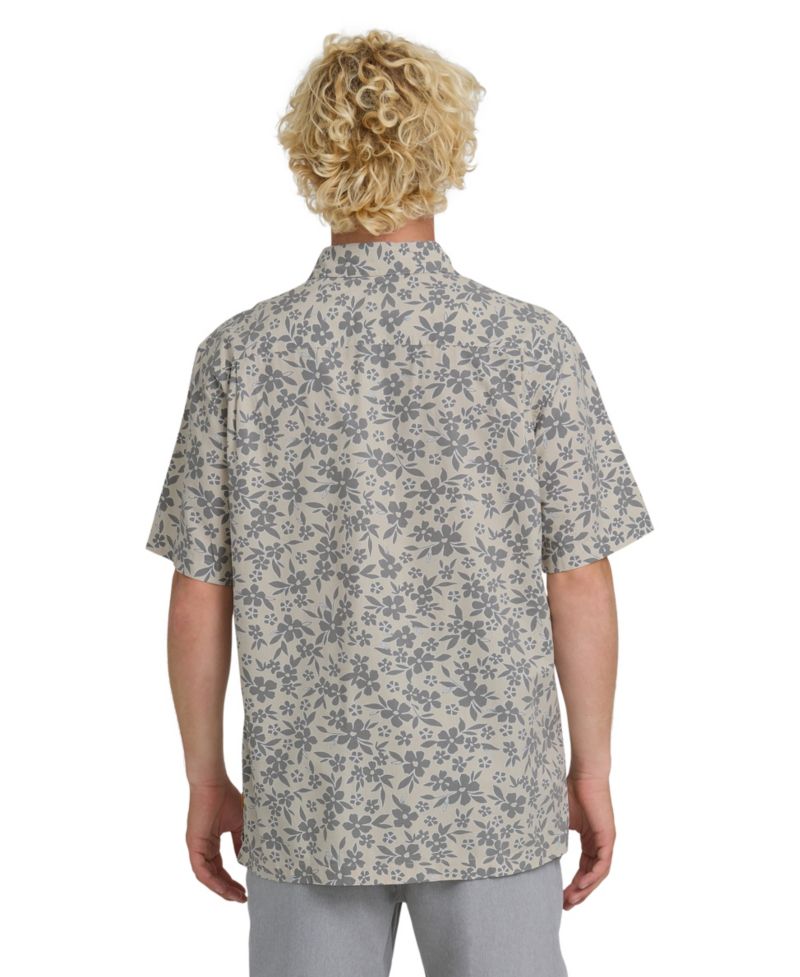 Quiksilver Men's Flower Field Short-Sleeve Shirt