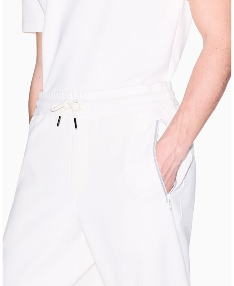 Men's White Edition Fleece Jogger Pants