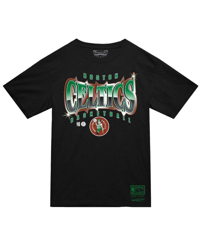 Men's Black Boston Celtics Worldwide Collection Glow Up T-Shirt