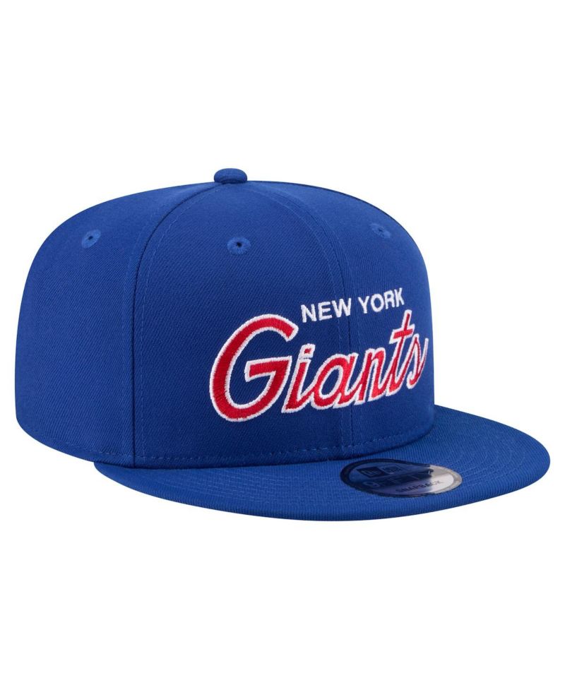 Men's Royal New York Giants Core Team Script 9FIFTY Snapback Hat