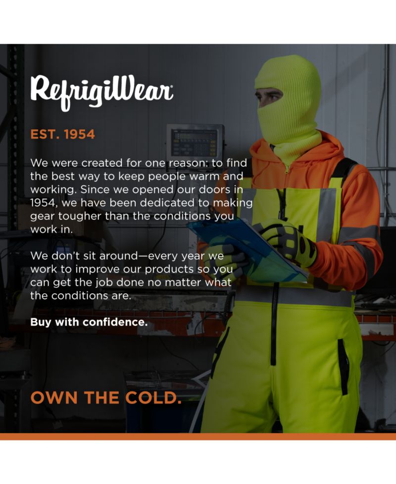 Men's Hi Vis Insulated Softshell High-Bib Overalls, -20&deg;F (-29&deg;C)