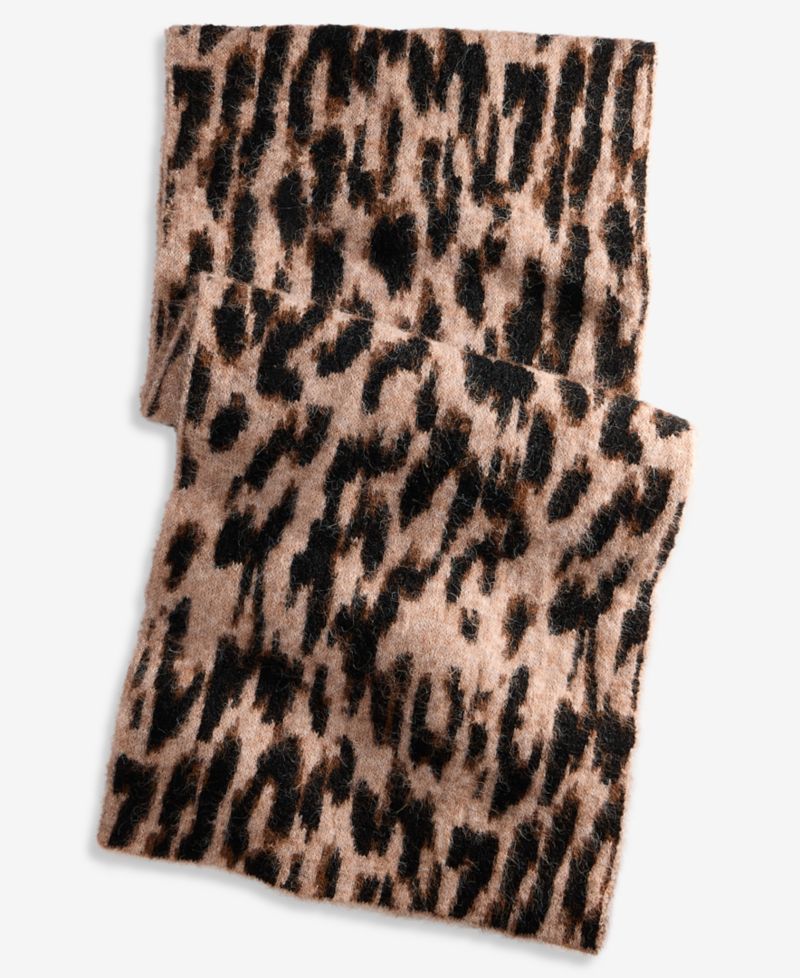 Women's Leopard-Print Scarf