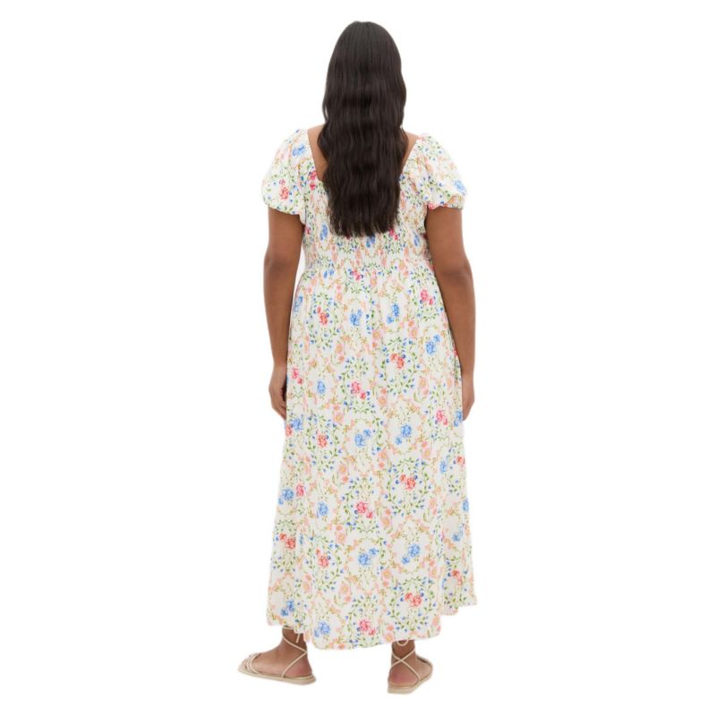 Women's Abbie Short Sleeve Bouquet Print Maxi Dress