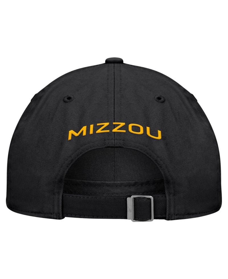 Men's Black Missouri Tigers 2026 Sideline Club Adjustable Hat