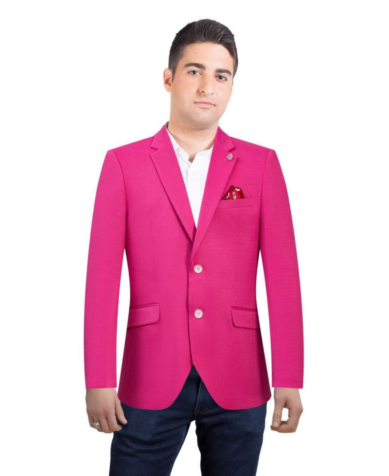 Men's Slim Fit Solid Blazer Sports Coat