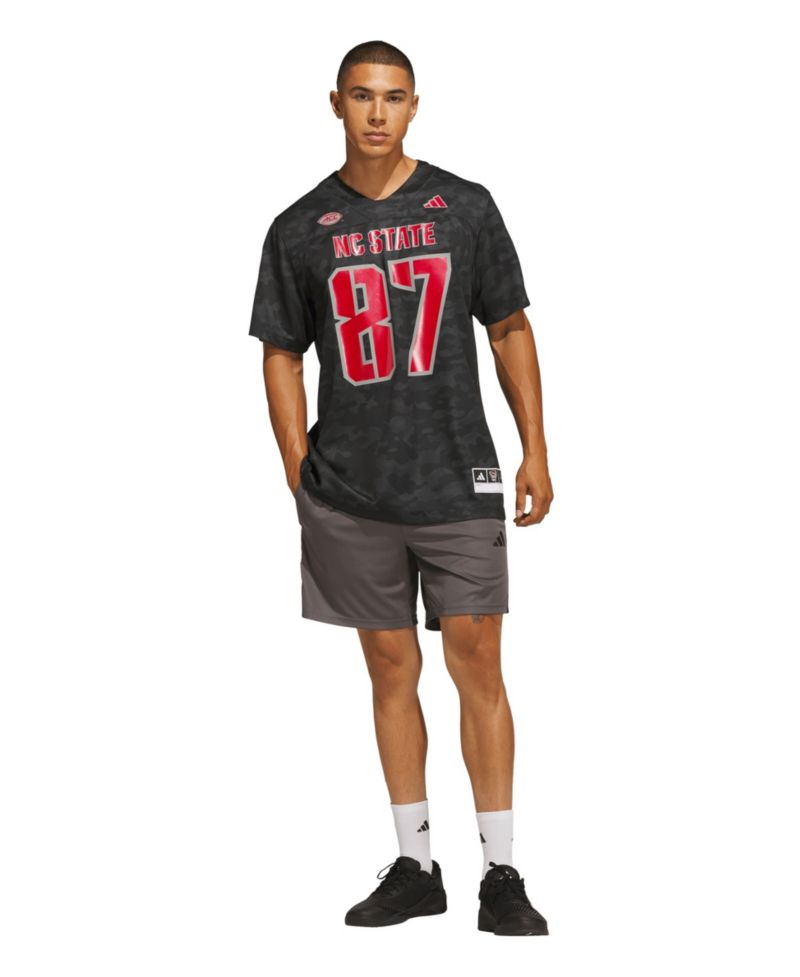 Men's #87 Black NC State Wolfpack Honor & Support Premier Strategy Jersey