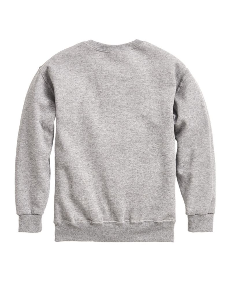 Big Boys Logo Graphic Crew Fleece Sweatshirt