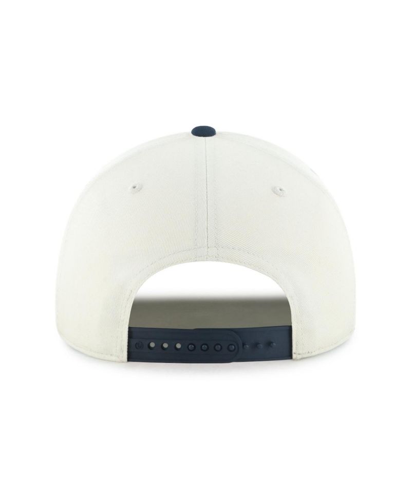 Men's Natural/Navy New York Yankees Frame Out Hitch Adjustable Hat