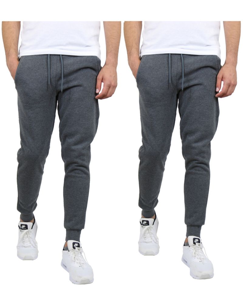 Men's 2-Pack Fleece-Lined Jogger Sweatpants