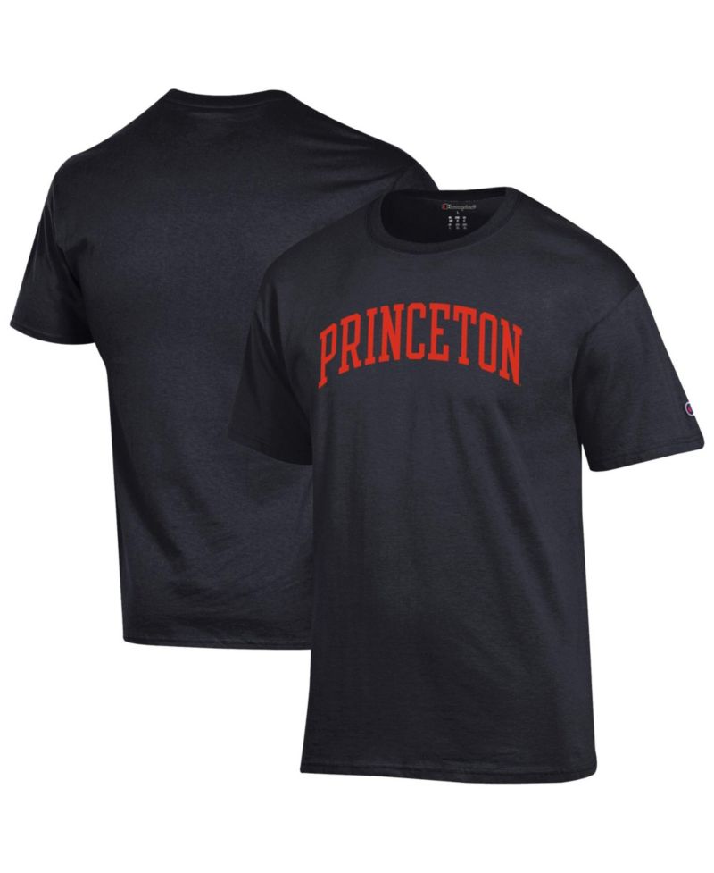 Men's Princeton Tigers Basic Arch Crew-Neck Short-Sleeve T-Shirt