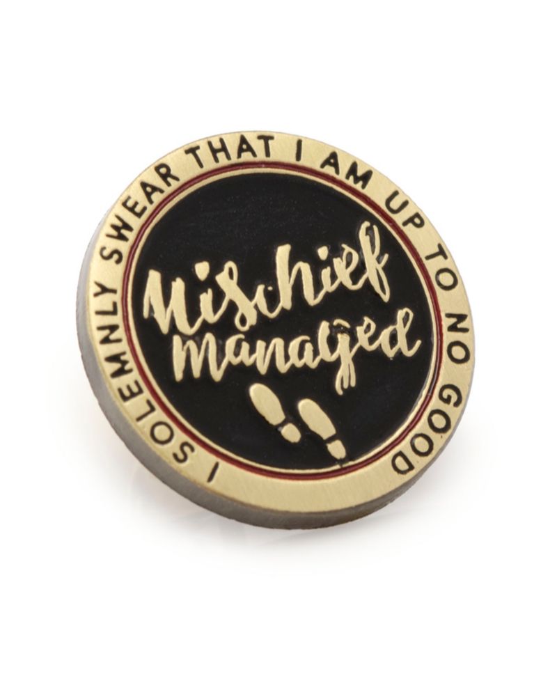 Men's Mischief Managed Lapel Pin