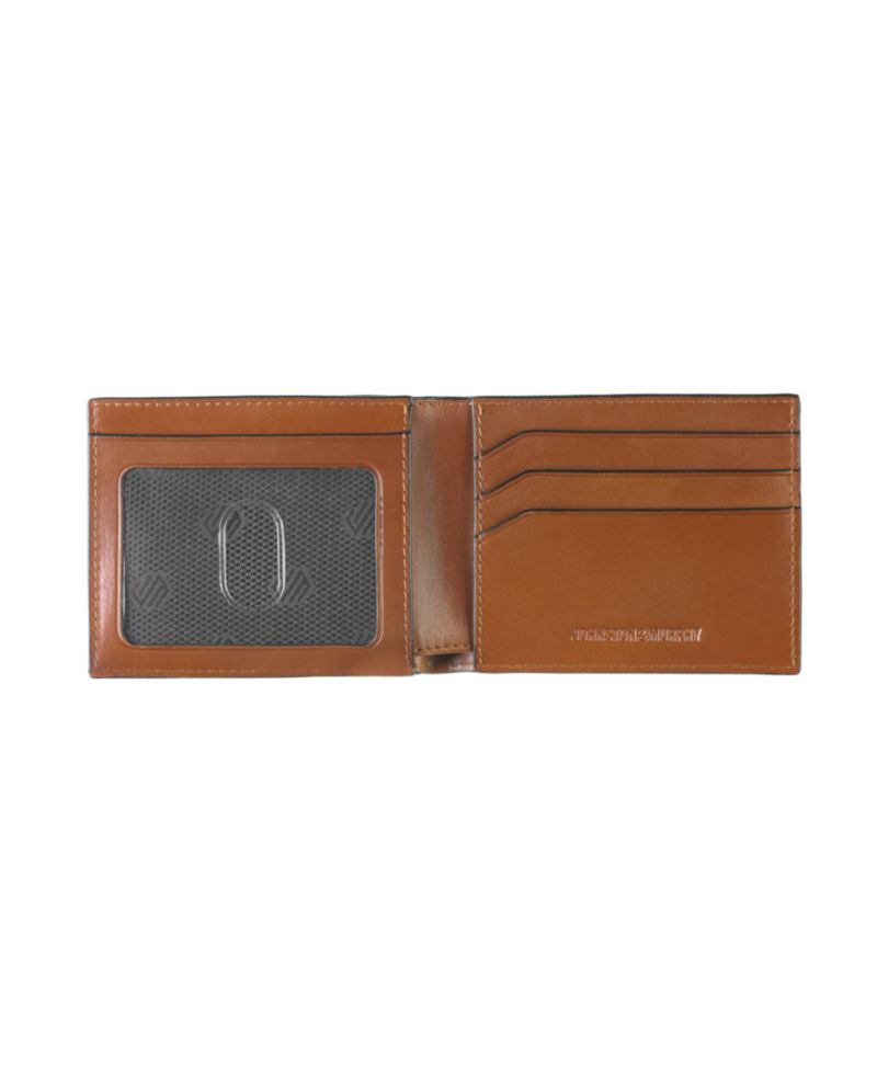 Men's Perforated Edge Billfold Wallet