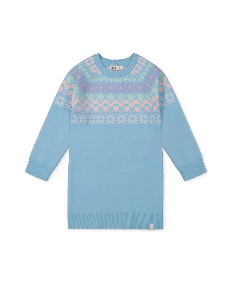 Little and Big Girl (6-12 ) Knit Dress