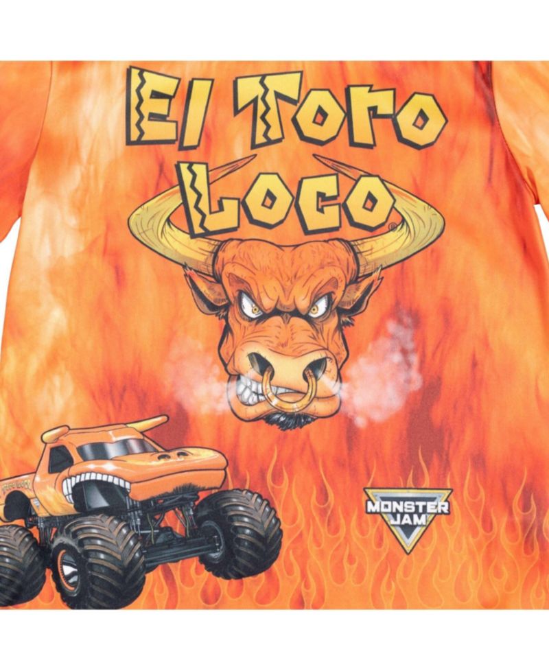 Boys 3 Pack T-Shirts to Grave Digger El Toro Loco Megalodon