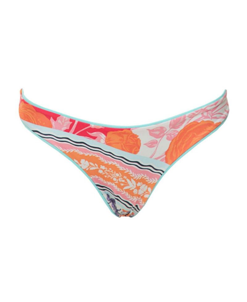 Women's Lightpink Flowerbed Flirt Bikini Bottom