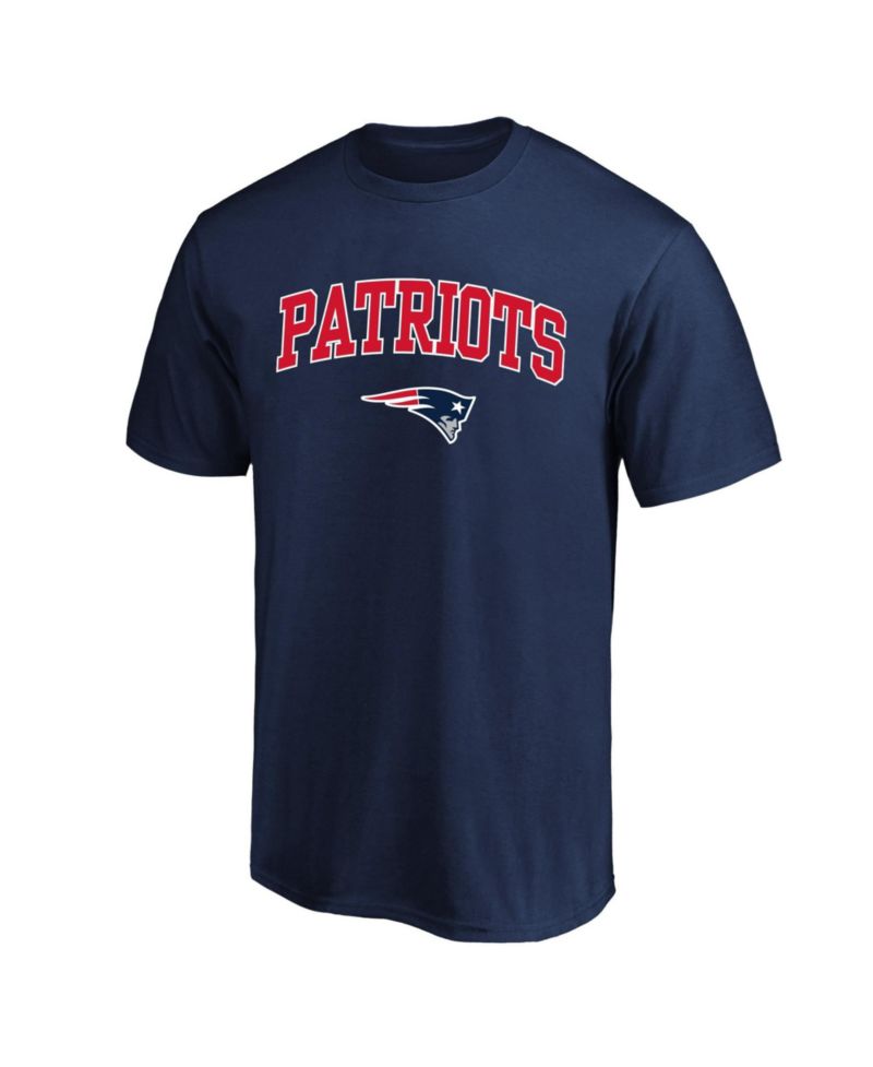 Men's Big & Tall New England Patriots Screen Print Crewneck T-Shirt