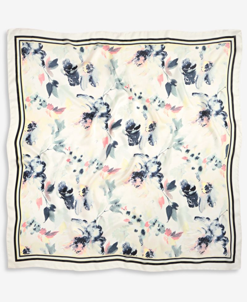 Watercolor Square Scarf