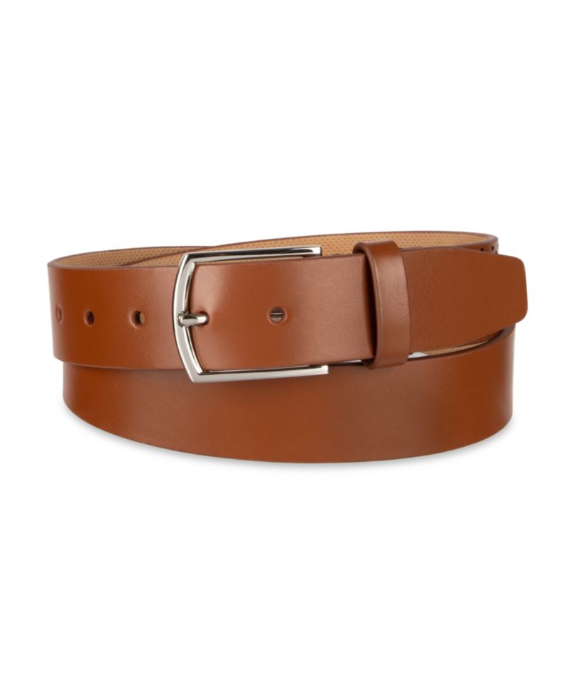 35MM Men's Washington Perforated Casual Leather Belt