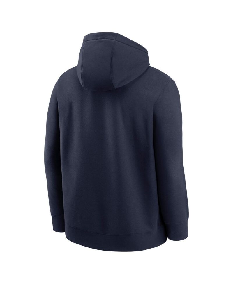 Men's Navy Penn State Nittany Lions Club Fleece Arch Pullover Hoodie