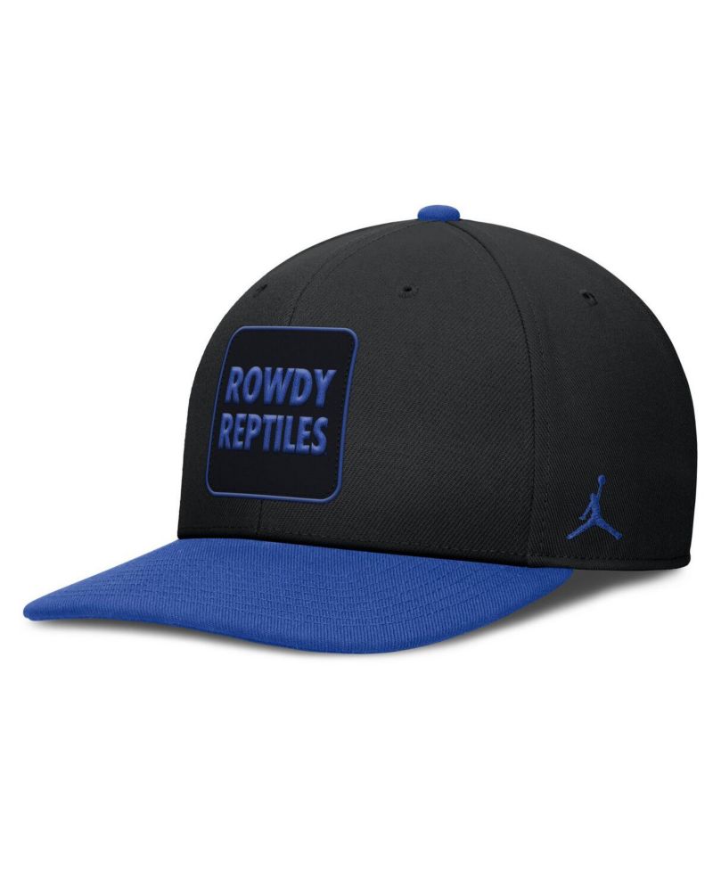 Men's Black/Royal Florida Gators 2025 Sideline Campus Pro Local Snapback Hat