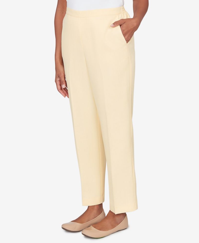 Women's Al Fresco Tailored Flat Front Slant Pocket Pant