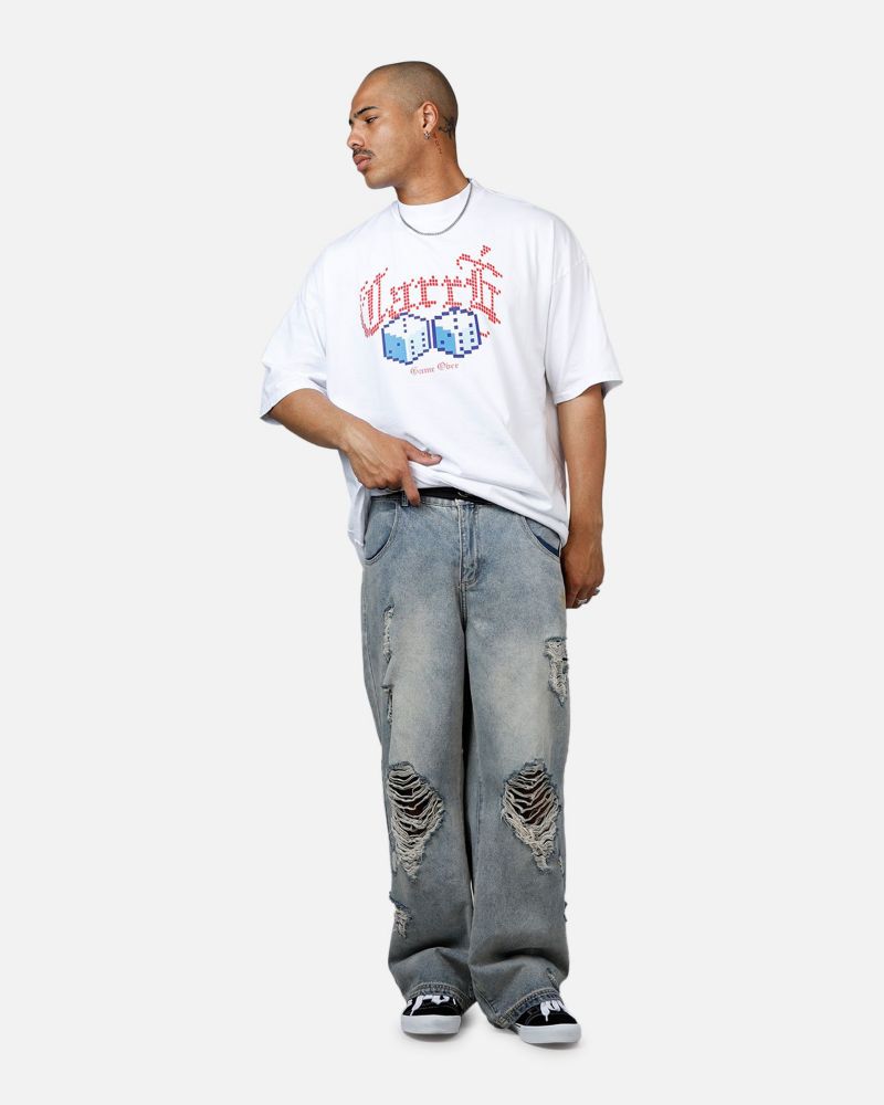 Men's Game Over T-Shirt - White L