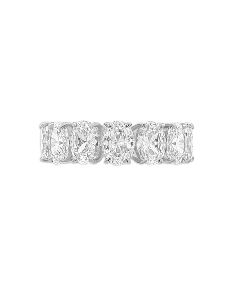 Sterling Silver Cubic Zirconia Eternity Band Ring