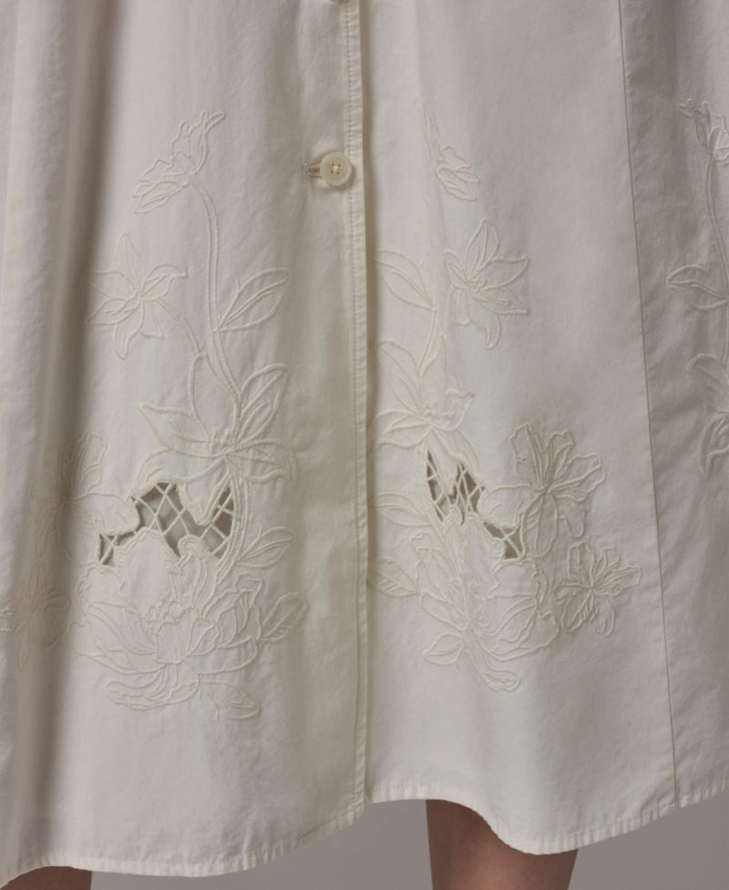 Women's Collared Belted Shirt-Dress