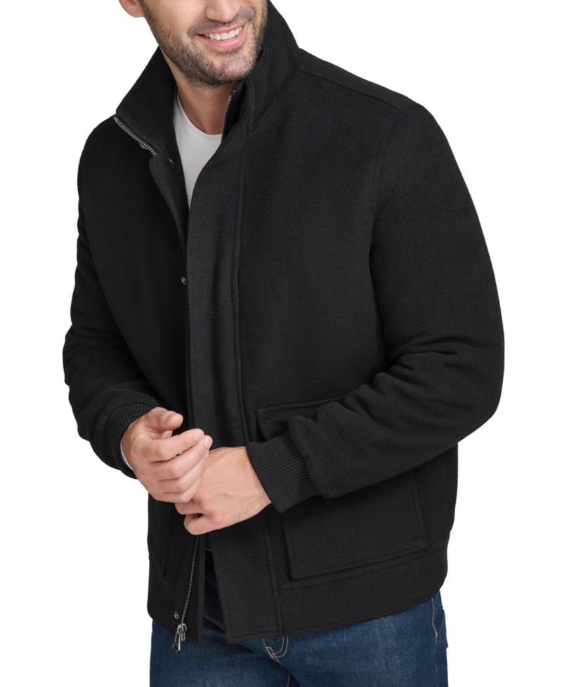 Men's Stand Collar Bomber Jacket