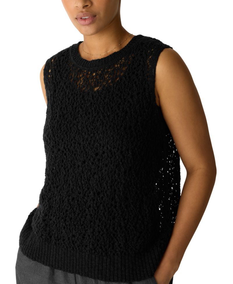 Women's Knit Jewel Neck Tank Top