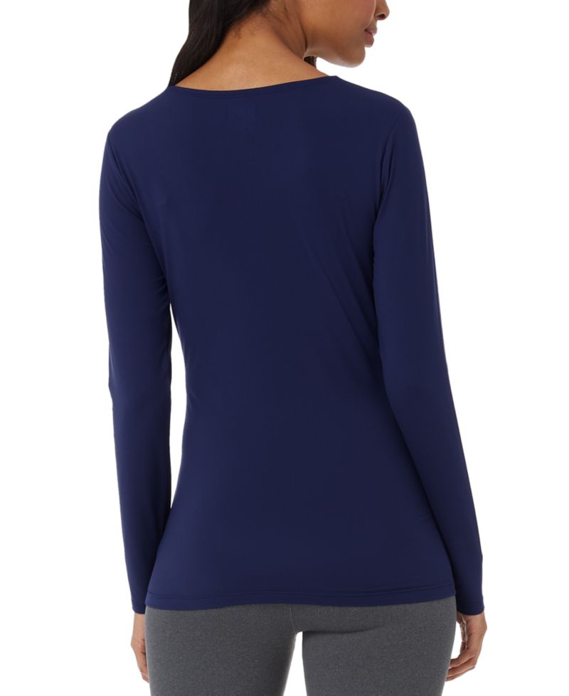 Women's Long-Sleeve Scoop-Neck Top