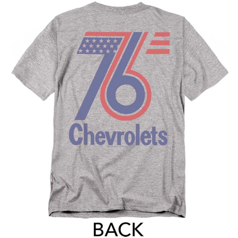 Men's Chevrolet 76 Logo Front Back T-Shirt