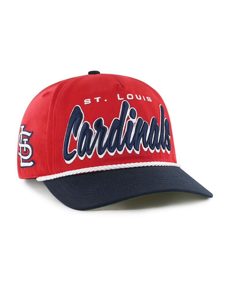 Men's Red St. Louis Cardinals Drop Shadow Rope Hitch Adjustable Hat