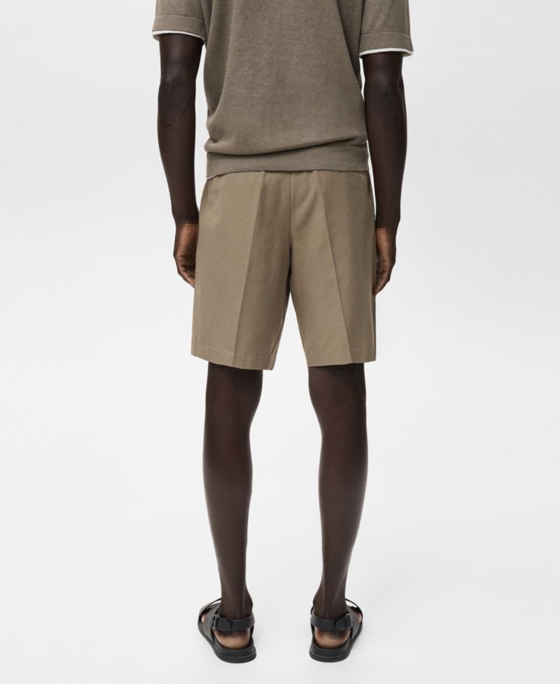 Men's Linen 9.5" Bermuda Shorts