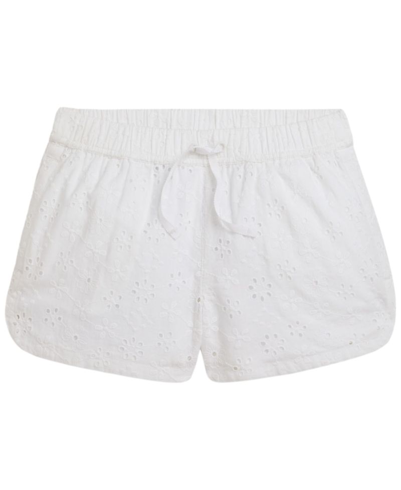 Girls' 2T-6X Eyelet Cotton Short