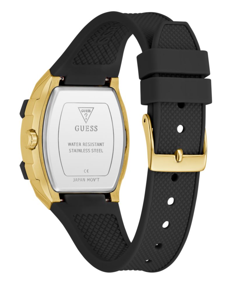 Women's Black Gold Tone Multi-function Watch, 35mm